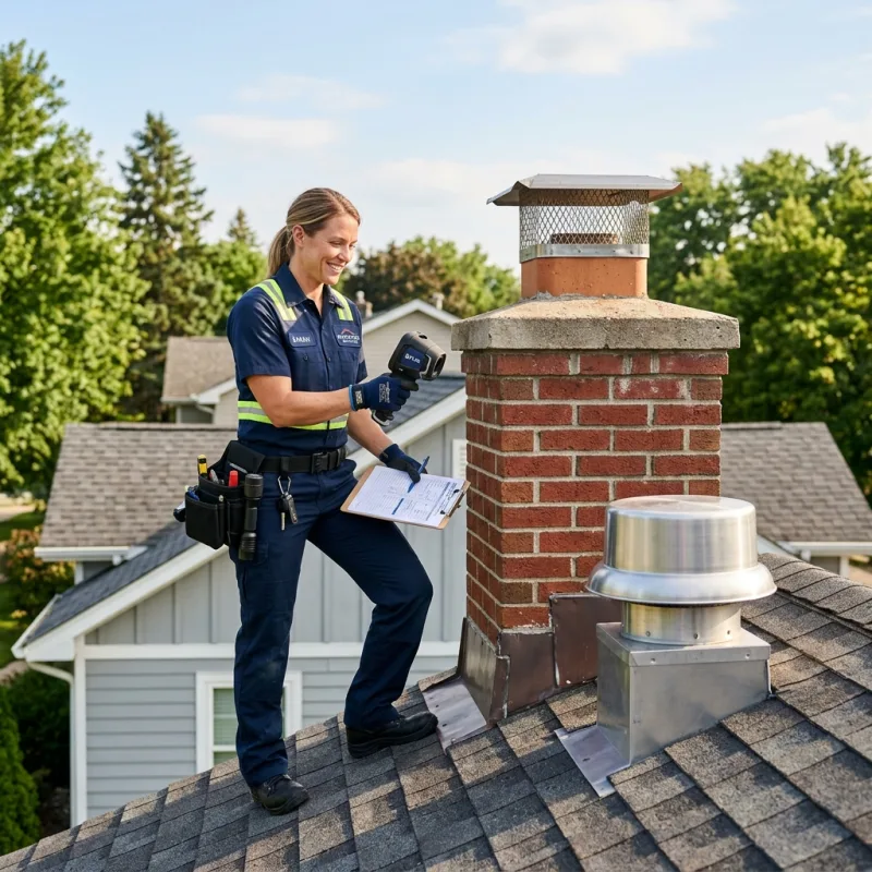 Technician removing a deceased bird from an indoor space in Leopold
